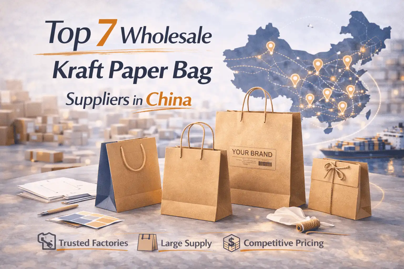 Top 7 Wholesale Kraft Paper Bag Suppliers in China